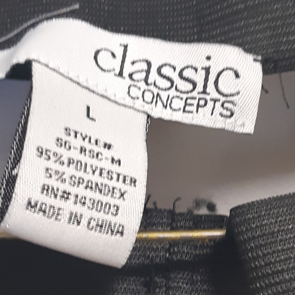 Plaid dress pants elastic waist. - Picture 4 of 6